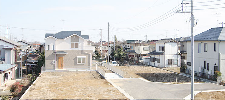 土地に収まる家